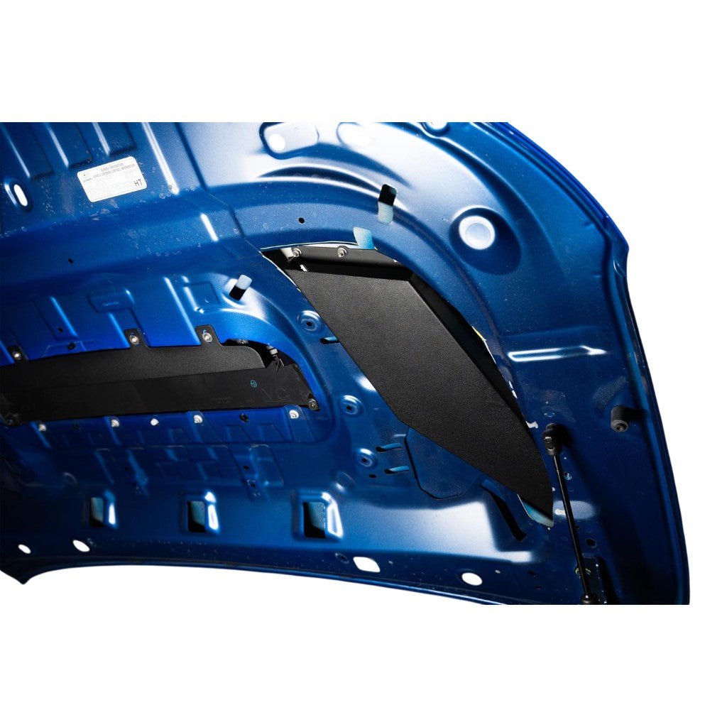 VERUS ENGINEERING A0660A Комплект алюмінієвих дощових захисних екранів жалюзі капота для SUBARU WRX (VB) Photo-1