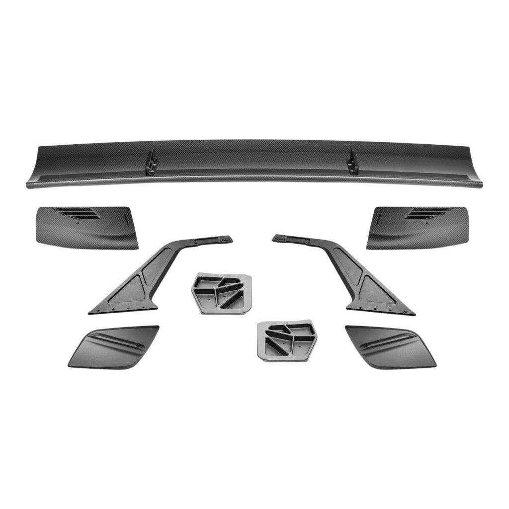 VERUS ENGINEERING A0666A Комплект заднього антикрила з кріпленням "лебедина шия" UCW для CHEVROLET Corvette (C8) Photo-0