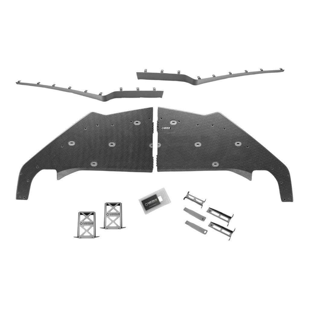 VERUS ENGINEERING A0698A Комплект переднього спліттера WF Spec (листовий метал) для CHEVROLET Corvette (C8) Photo-0