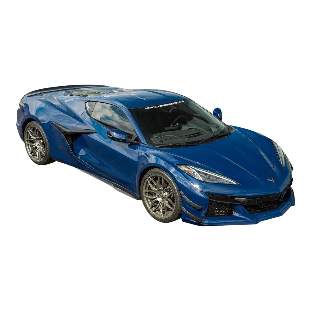 VERUS ENGINEERING A0752A Комплект двоелементних плавників (канарди) для CHEVROLET Corvette Z06 (C8) Photo-3