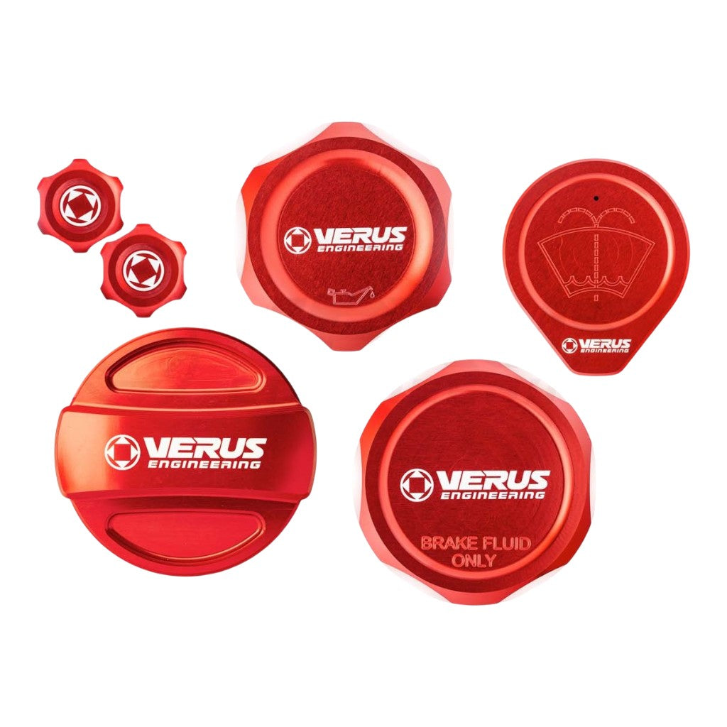 VERUS ENGINEERING A0764A-RED-FHS Повний комплект кришок для автомобіля FHS, червоний для MAZDA MX-5 Miata (ND) Photo-0