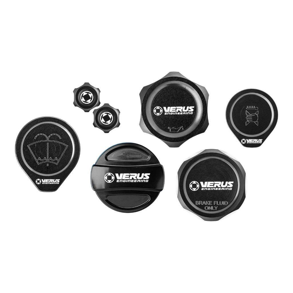 VERUS ENGINEERING A0768A-BLK-FHS Повний комплект кришок для автомобіля FHS, чорний для SUBARU WRX (VB) Photo-0
