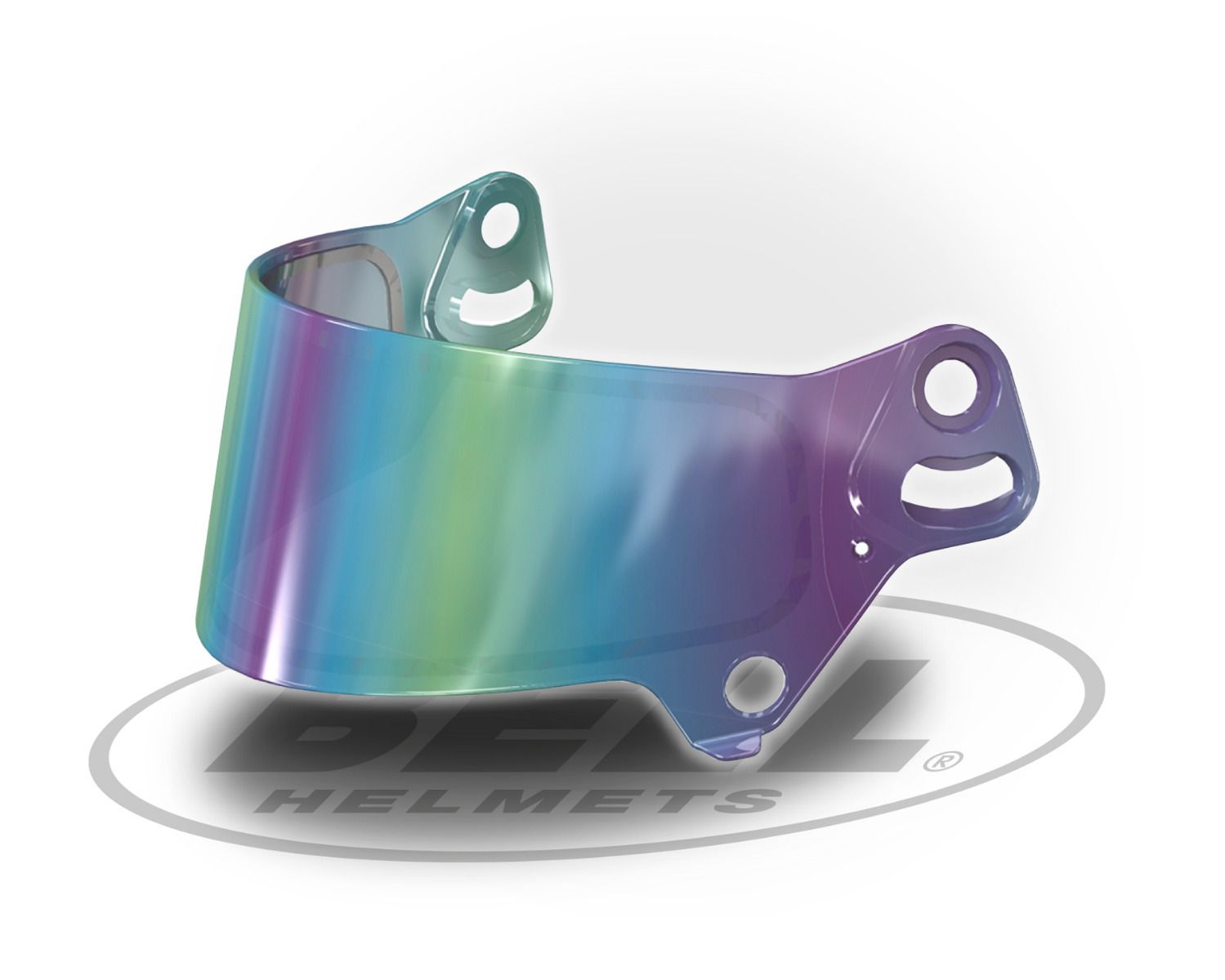 BELL 2010049 Візор/скло (DSAF SE07) HP7/RS7, іридієвий, зелений (дзеркало) Photo-0