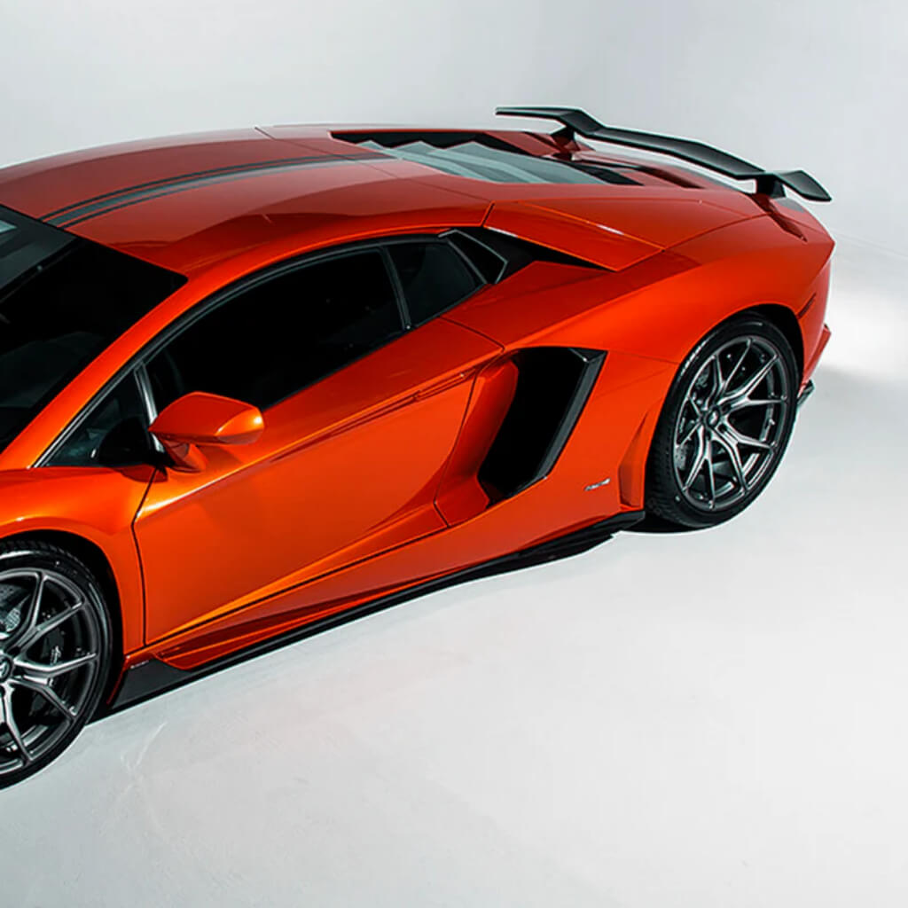 VORSTEINER 0703LOV Бічні накладки ZARAGOZA EDIZIONE (глянцевий карбон) для LAMBORGHINI Aventador LP700-4 2011-2017 Photo-1