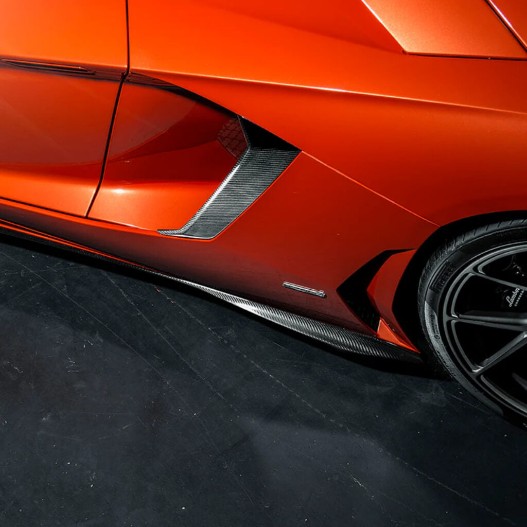 VORSTEINER 0703LOV Бічні накладки ZARAGOZA EDIZIONE (глянцевий карбон) для LAMBORGHINI Aventador LP700-4 2011-2017 Photo-3