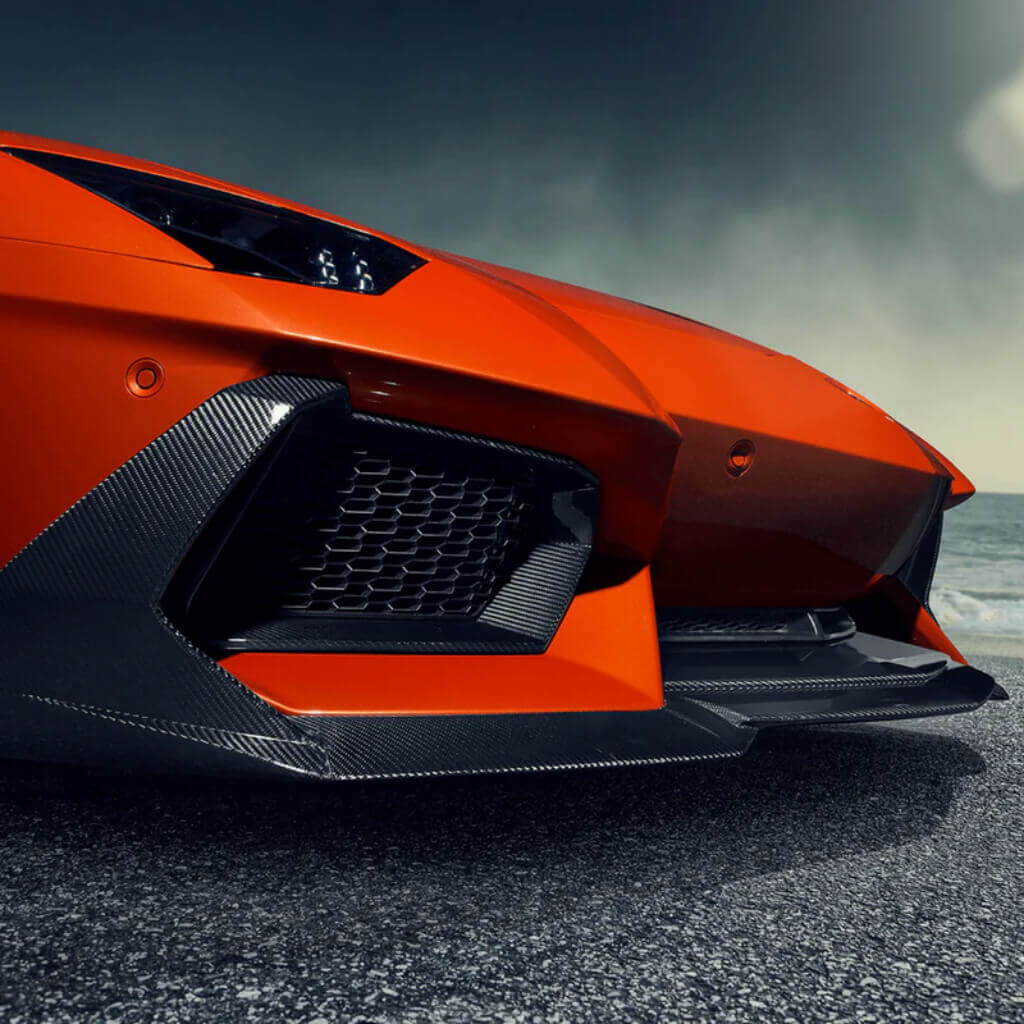VORSTEINER 0716LOV Передній спойлер ZARAGOZA EDIZIONE (глянцевий карбон) для LAMBORGHINI Aventador LP700-4 2011-2017 Photo-2