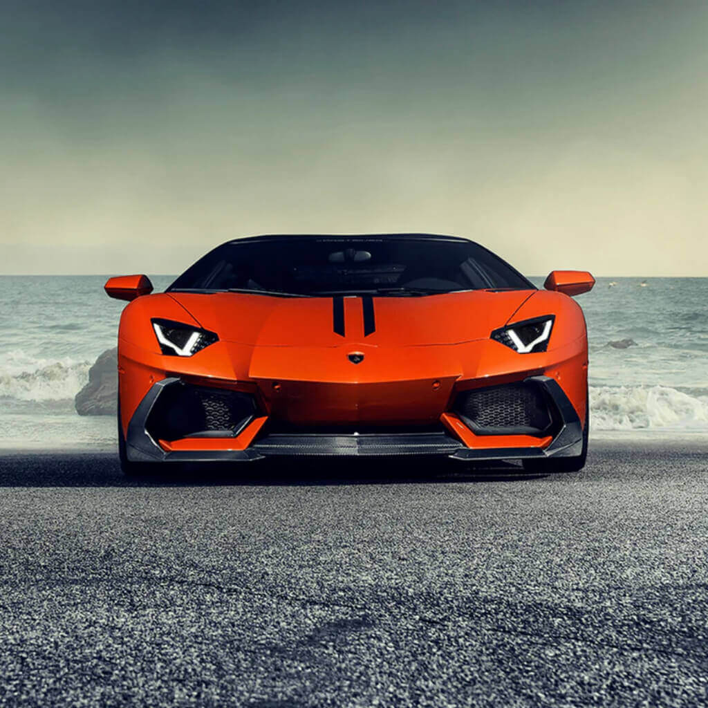 VORSTEINER 0716LOV Передній спойлер ZARAGOZA EDIZIONE (глянцевий карбон) для LAMBORGHINI Aventador LP700-4 2011-2017 Photo-3