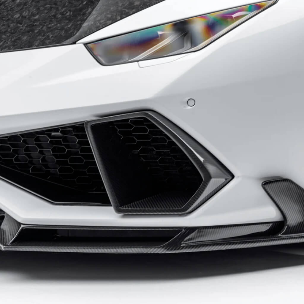 VORSTEINER 0840LOV Окантовки повітрозабірників MONDIALE EDIZIONE (глянцевий карбон) для LAMBORGHINI Huracan LP610-4 / LP580-2 Photo-1