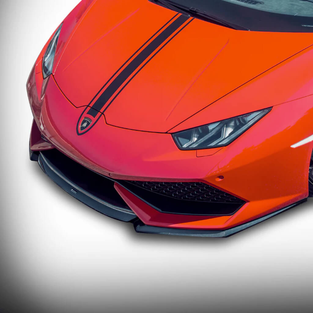 VORSTEINER 0900LOV Передній спойлер VERONA EDIZIONE (глянцевий карбон) для LAMBORGHINI Huracan LP610-4 2014-2019 Photo-1