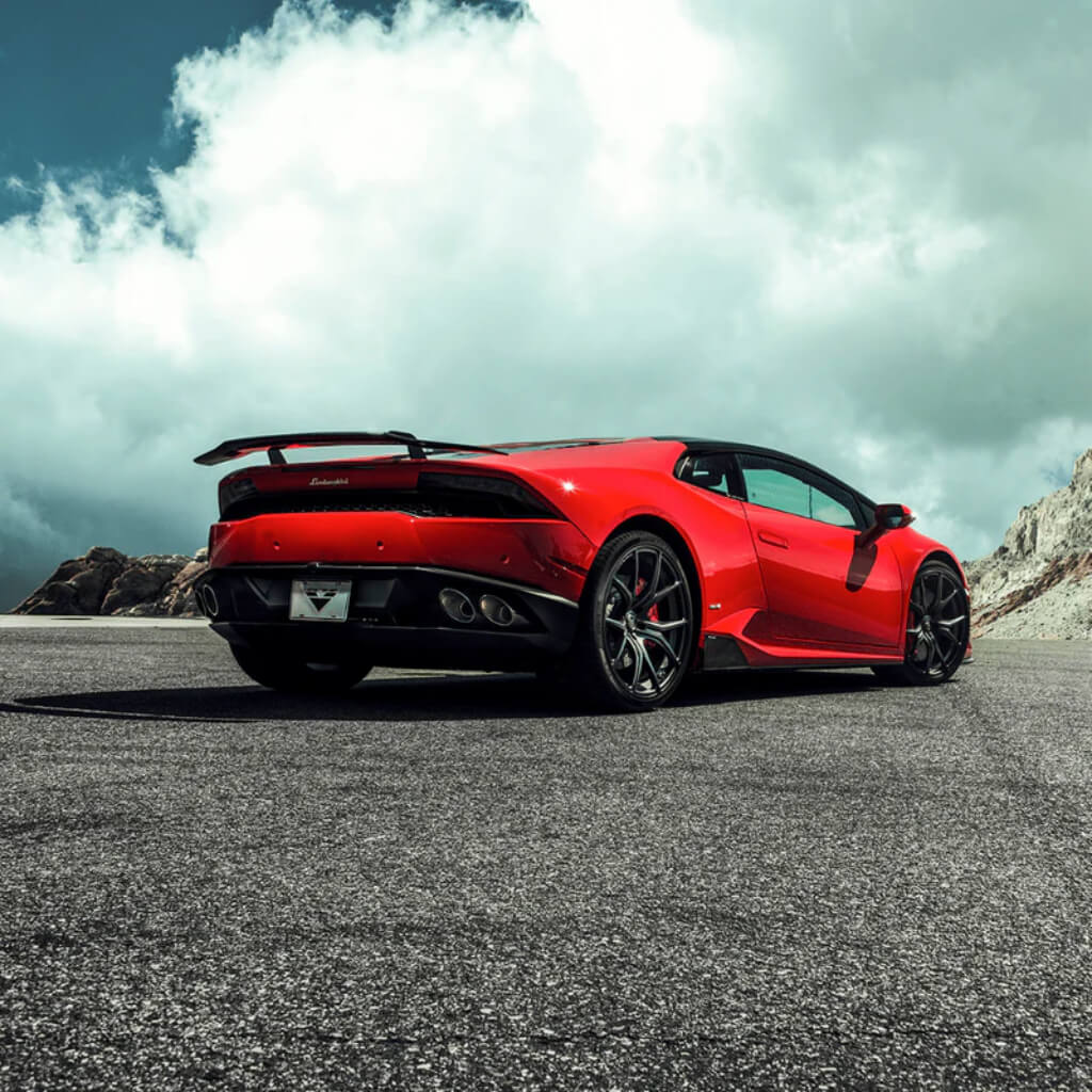 VORSTEINER 0902LOV Антикрило з алюмінієвими стійками VERONA EDIZIONE (глянцевий карбон) для LAMBORGHINI Huracan LP610-4 / LP580-2 Photo-2