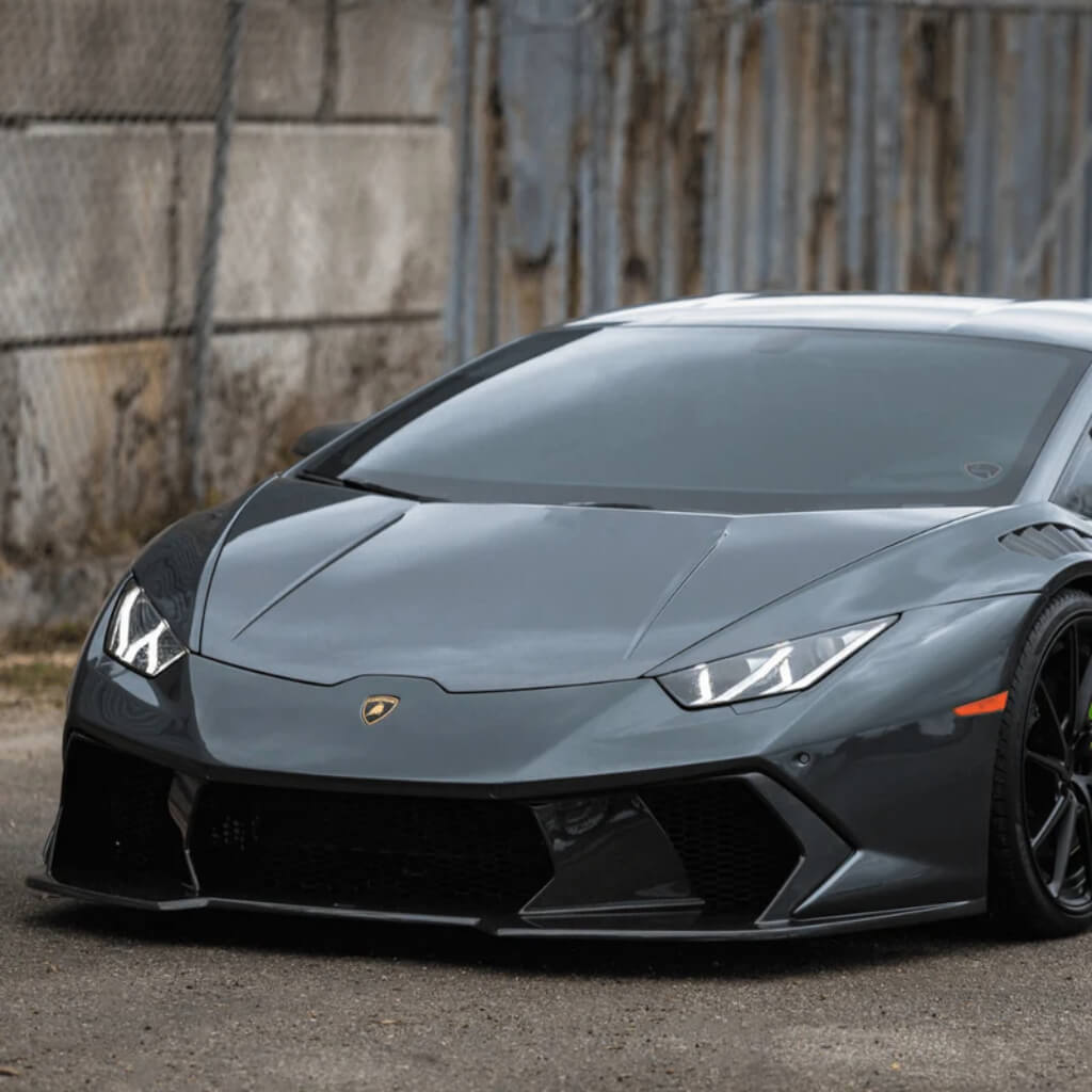 VORSTEINER 0910LOV Передній бампер зі спойлером NOVARA EDIZIONE (глянцевий карбон) для LAMBORGHINI Huracan LP610-4 / LP580-2 Photo-2