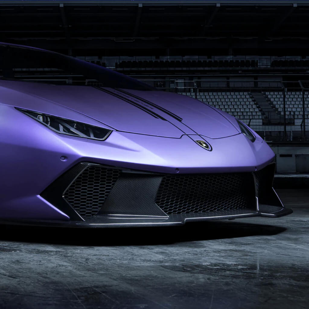 VORSTEINER 0910LOV Передній бампер зі спойлером NOVARA EDIZIONE (глянцевий карбон) для LAMBORGHINI Huracan LP610-4 / LP580-2 Photo-6