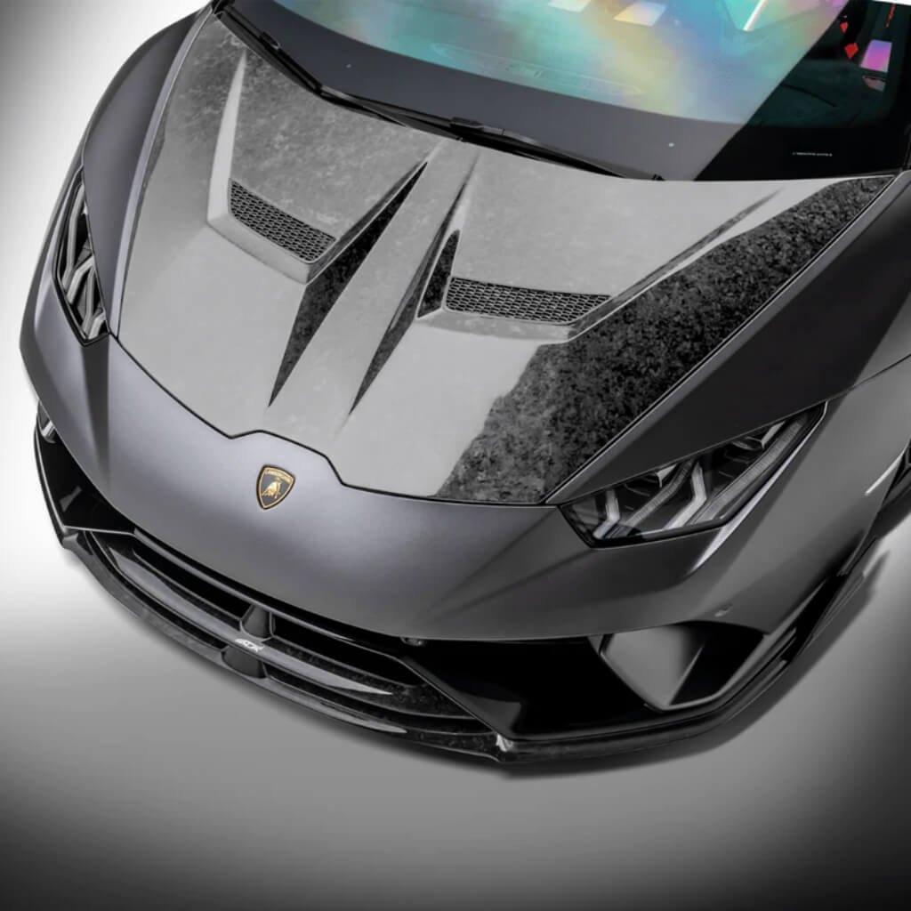 VORSTEINER 1010LOV Капот (карбон Matrix) для LAMBORGHINI Huracan EVO / Performante Photo-1