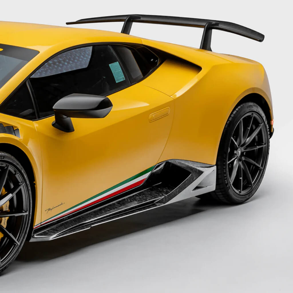VORSTEINER 1030LOV Бічні накладки VICENZA EDIZIONE (карбон Matrix) для LAMBORGHINI Huracan Performante / LP610-4 / LP580-2 Photo-1