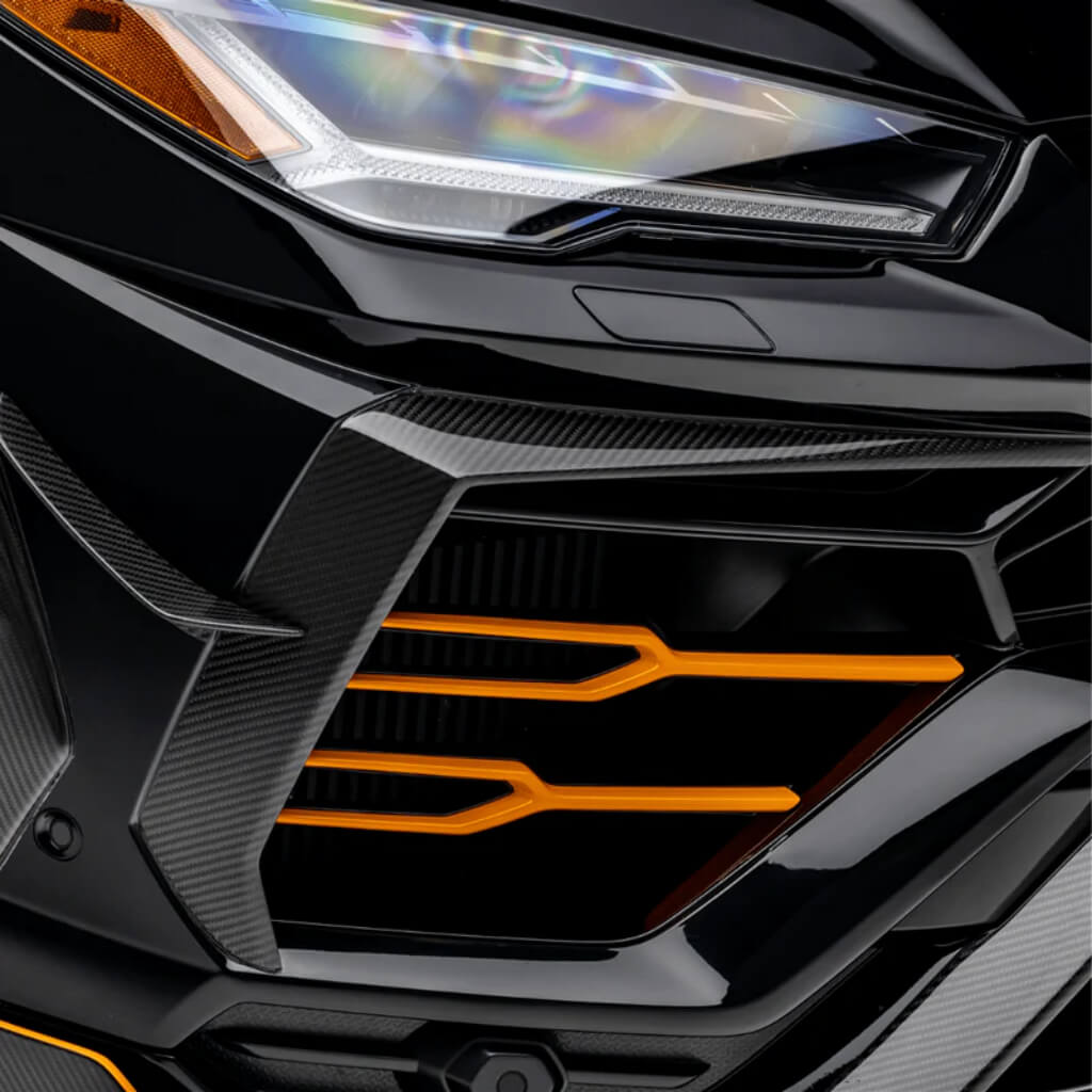 VORSTEINER 2025LOV Передні повітрозабірники RAMPANTE EDIZIONE (глянцевий карбон) для LAMBORGHINI Urus 2018- Photo-2