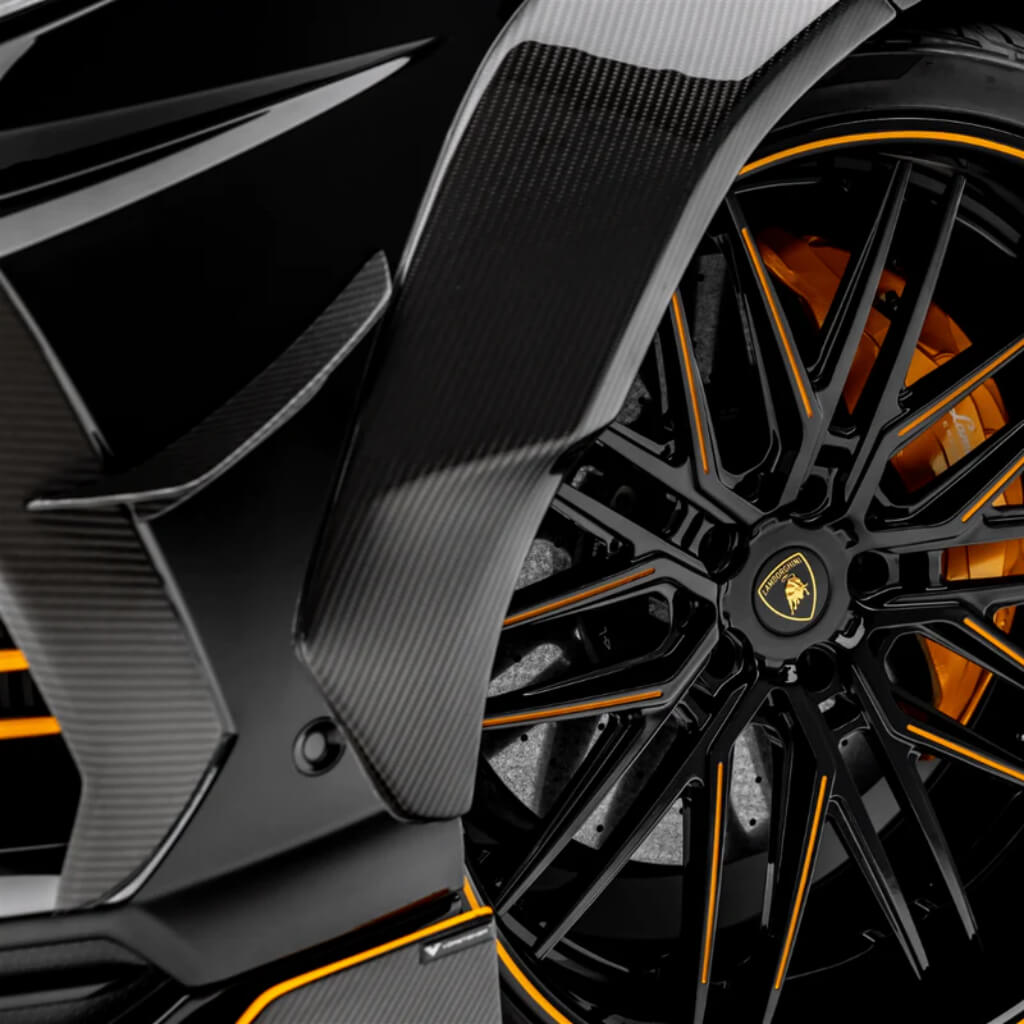 VORSTEINER 2026LOV Канарди RAMPANTE EDIZIONE (глянцевий карбон) для LAMBORGHINI Urus 2018- Photo-4