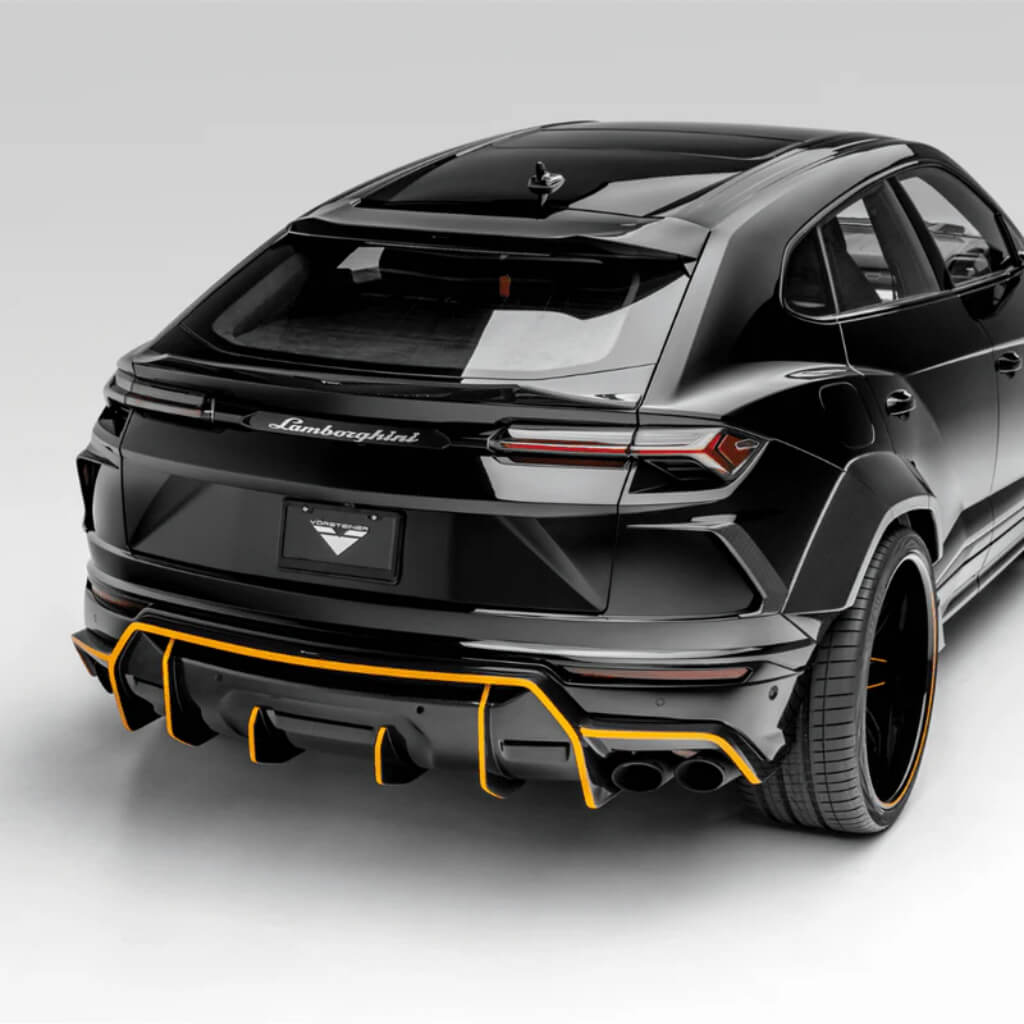 VORSTEINER 2050LOV Задній дифузор RAMPANTE EDIZIONE (глянцевий карбон) для LAMBORGHINI Urus 2018- Photo-5