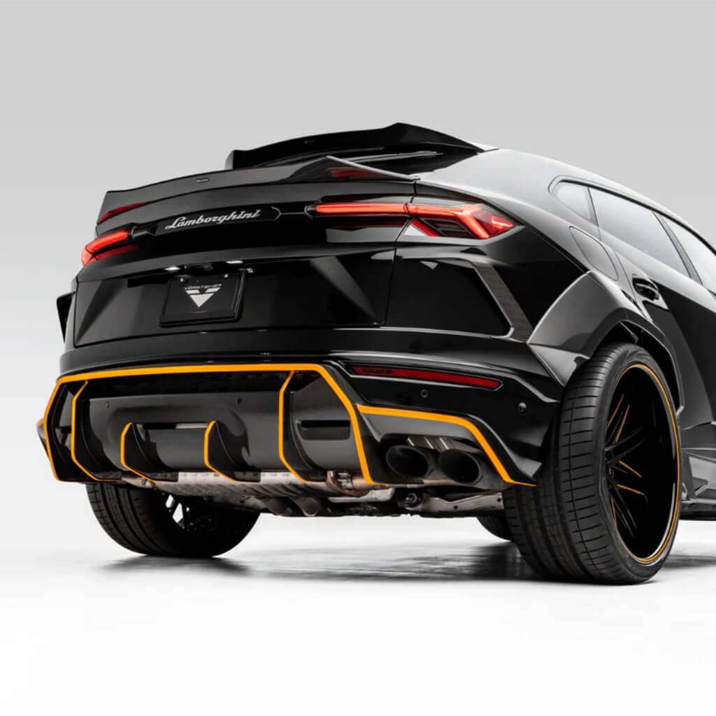 VORSTEINER 2055LOV Задні повітрозабірники RAMPANTE EDIZIONE (глянцевий карбон) для LAMBORGHINI Urus 2018- Photo-4