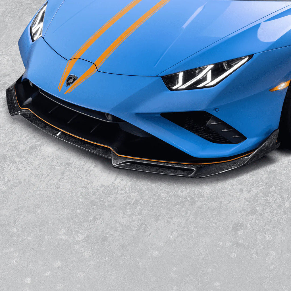 VORSTEINER 3035LOV Передній спойлер MONZA (карбон Matrix) для LAMBORGHINI Huracan EVO (RWD Only) 2019- Photo-1
