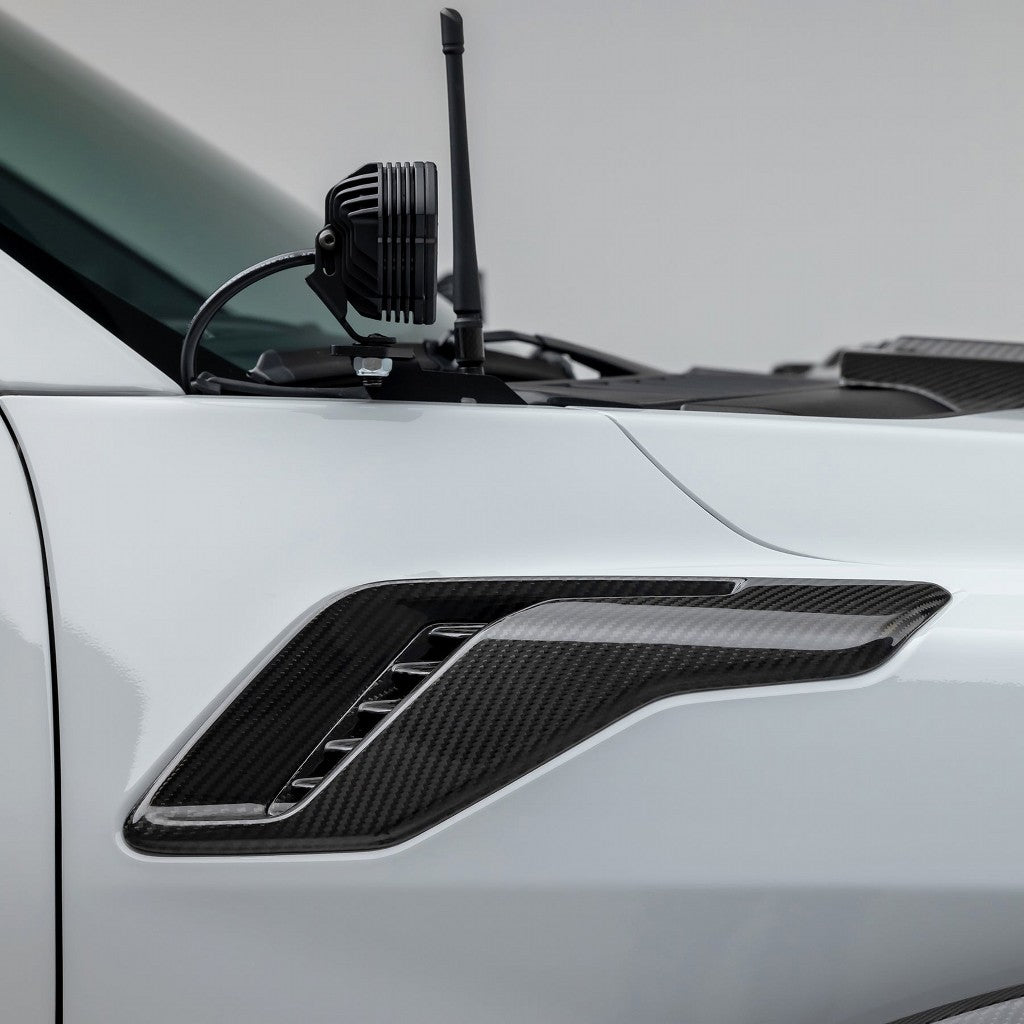 VORSTEINER FRT1015 Бічні вентиляційні отвори в крилі (глянцевий карбон) для FORD F-150 Raptor R 2023- Photo-1