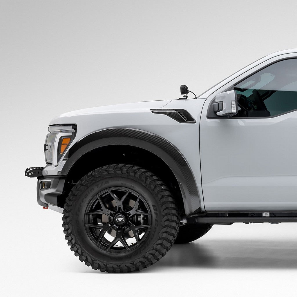 VORSTEINER FRT1016 Бічні вентиляційні отвори в крилі (сатиновий карбон) для FORD F-150 Raptor R 2023- Photo-6
