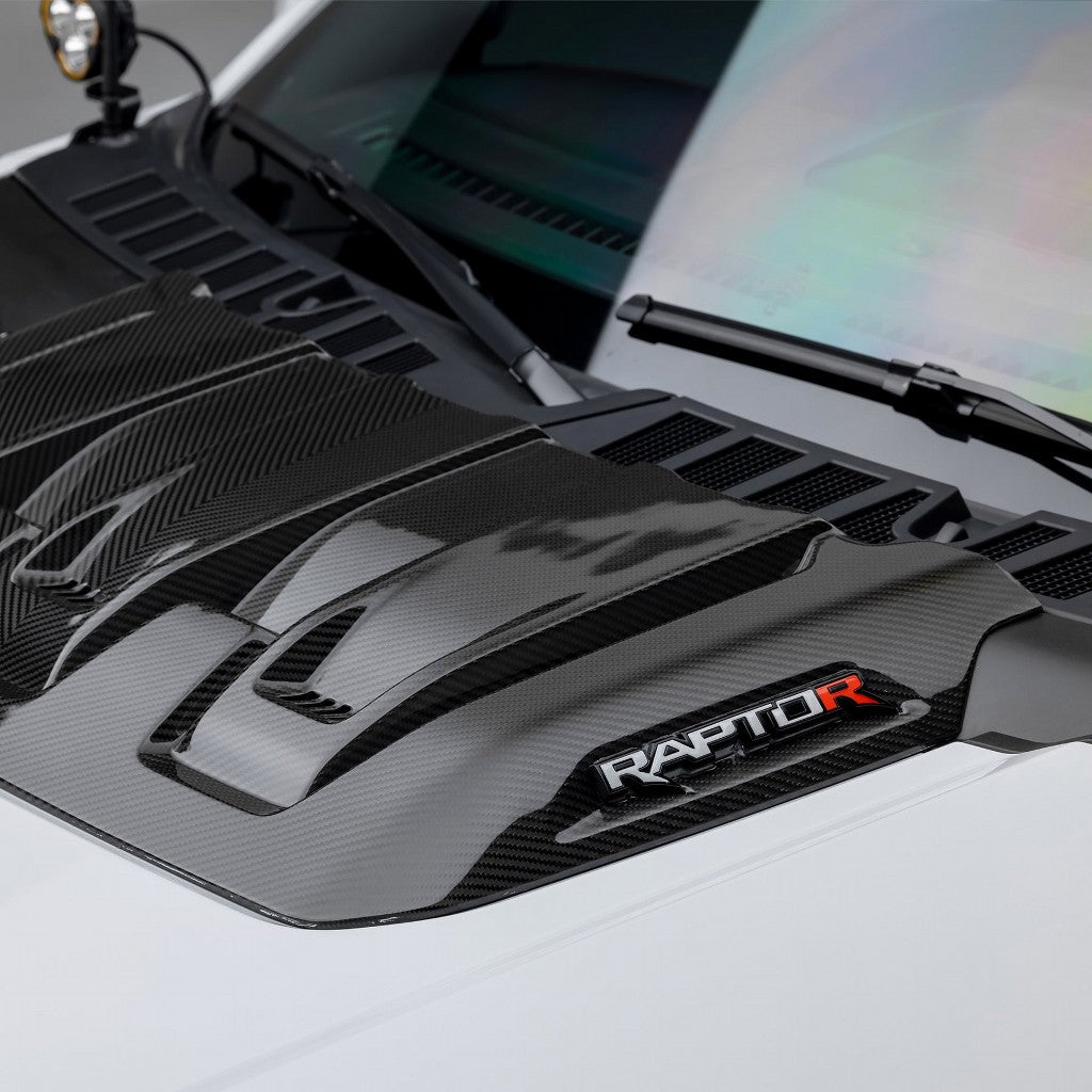 VORSTEINER FRT1026 Накладка на капот (сатиновий карбон) для FORD F-150 Raptor R 2023- Photo-2