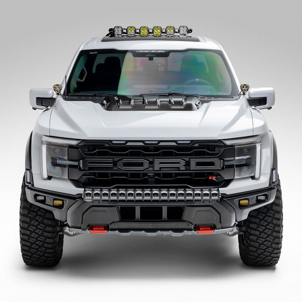 VORSTEINER FRT1026 Накладка на капот (сатиновий карбон) для FORD F-150 Raptor R 2023- Photo-6