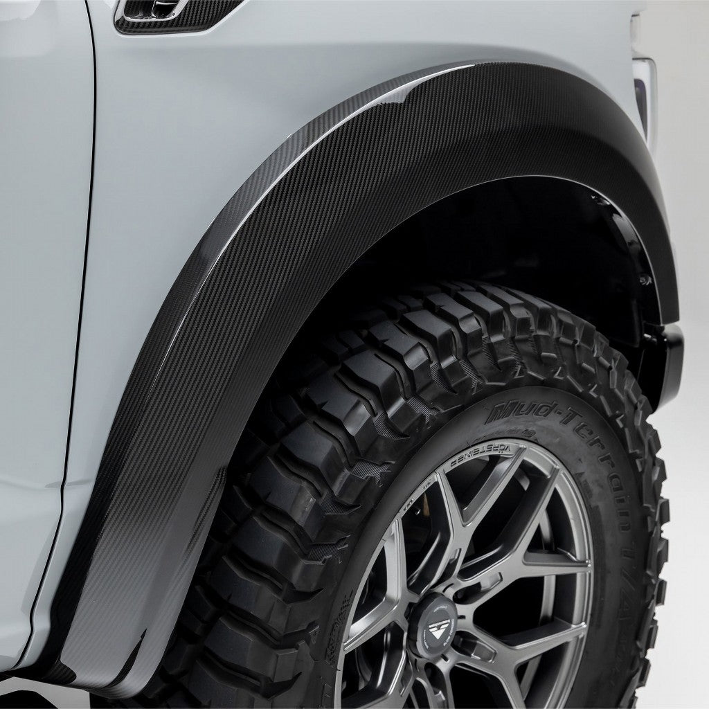 VORSTEINER FRT1091 Накладки на крила (сатиновий карбон) для FORD F-150 Raptor R 2023- Photo-5