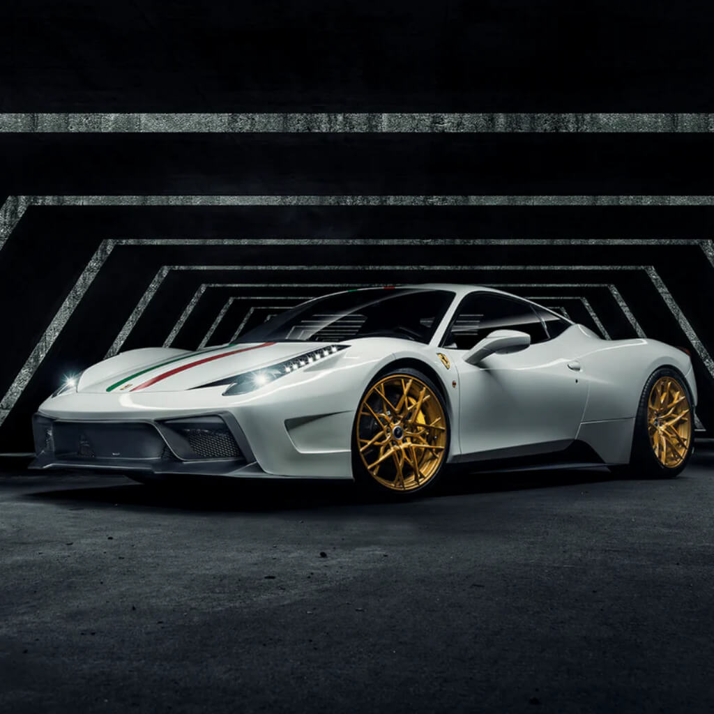 VORSTEINER FRV1110 Передній бампер зі спойлером VX AERO (глянцевий карбон) для FERRARI 458 Italia 2009-2015 Photo-4