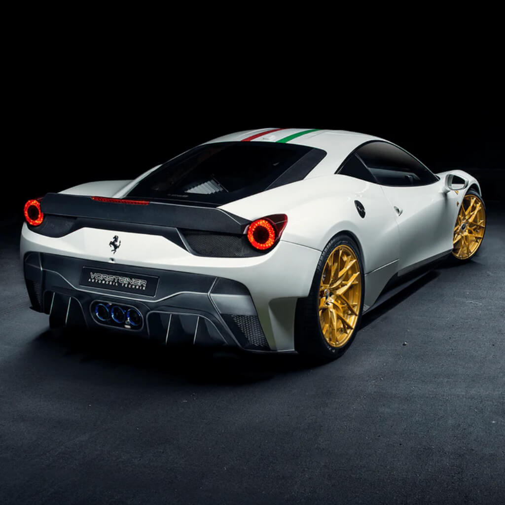 VORSTEINER FRV1160 Спойлер на кришку багажника VX AERO (глянцевий карбон) для FERRARI 458 Italia 2009-2015 Photo-2