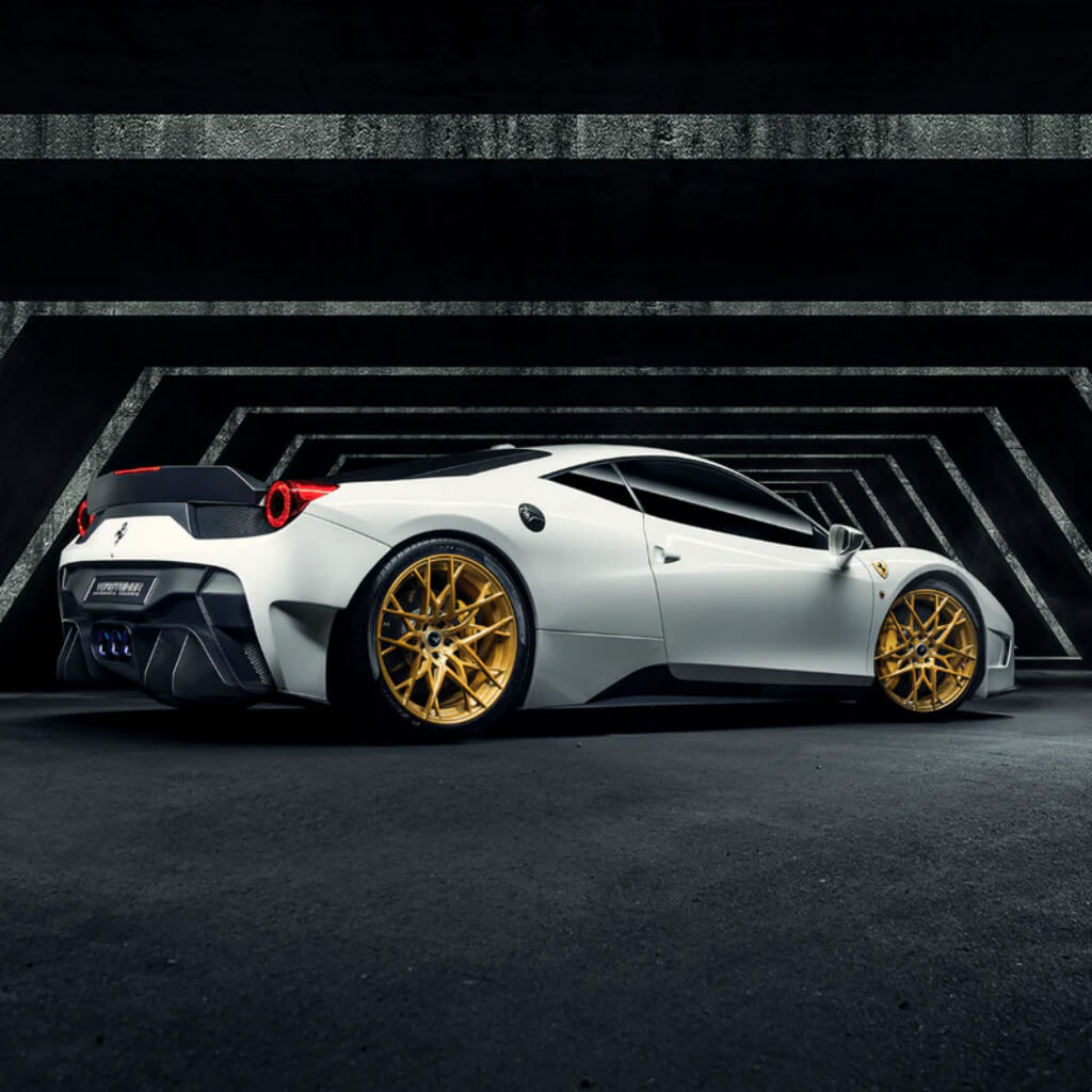VORSTEINER FRV1160 Спойлер на кришку багажника VX AERO (глянцевий карбон) для FERRARI 458 Italia 2009-2015 Photo-3