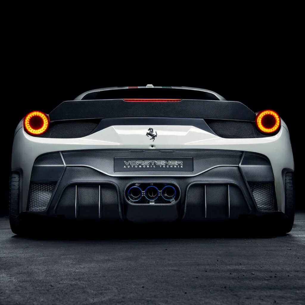 VORSTEINER FRV1160 Спойлер на кришку багажника VX AERO (глянцевий карбон) для FERRARI 458 Italia 2009-2015 Photo-4