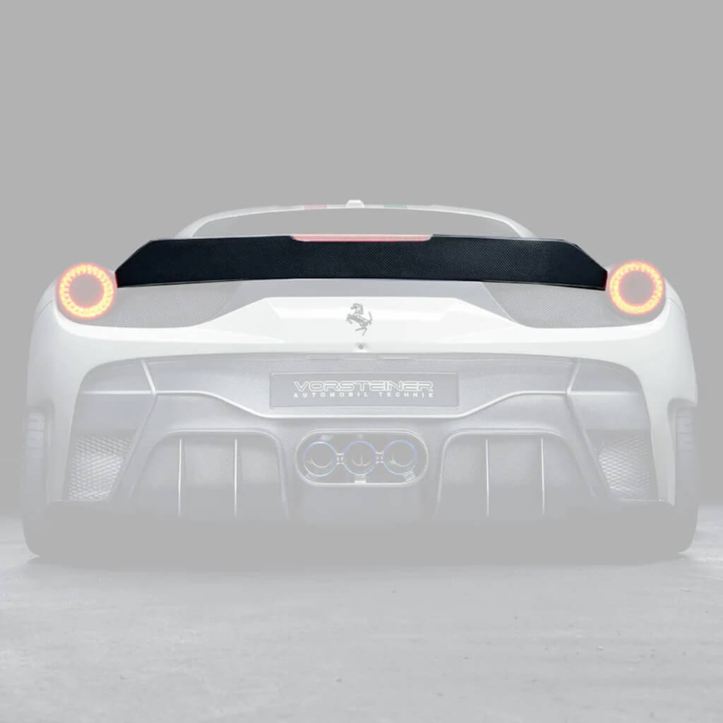 VORSTEINER FRV1160 Спойлер на кришку багажника VX AERO (глянцевий карбон) для FERRARI 458 Italia 2009-2015 Photo-0