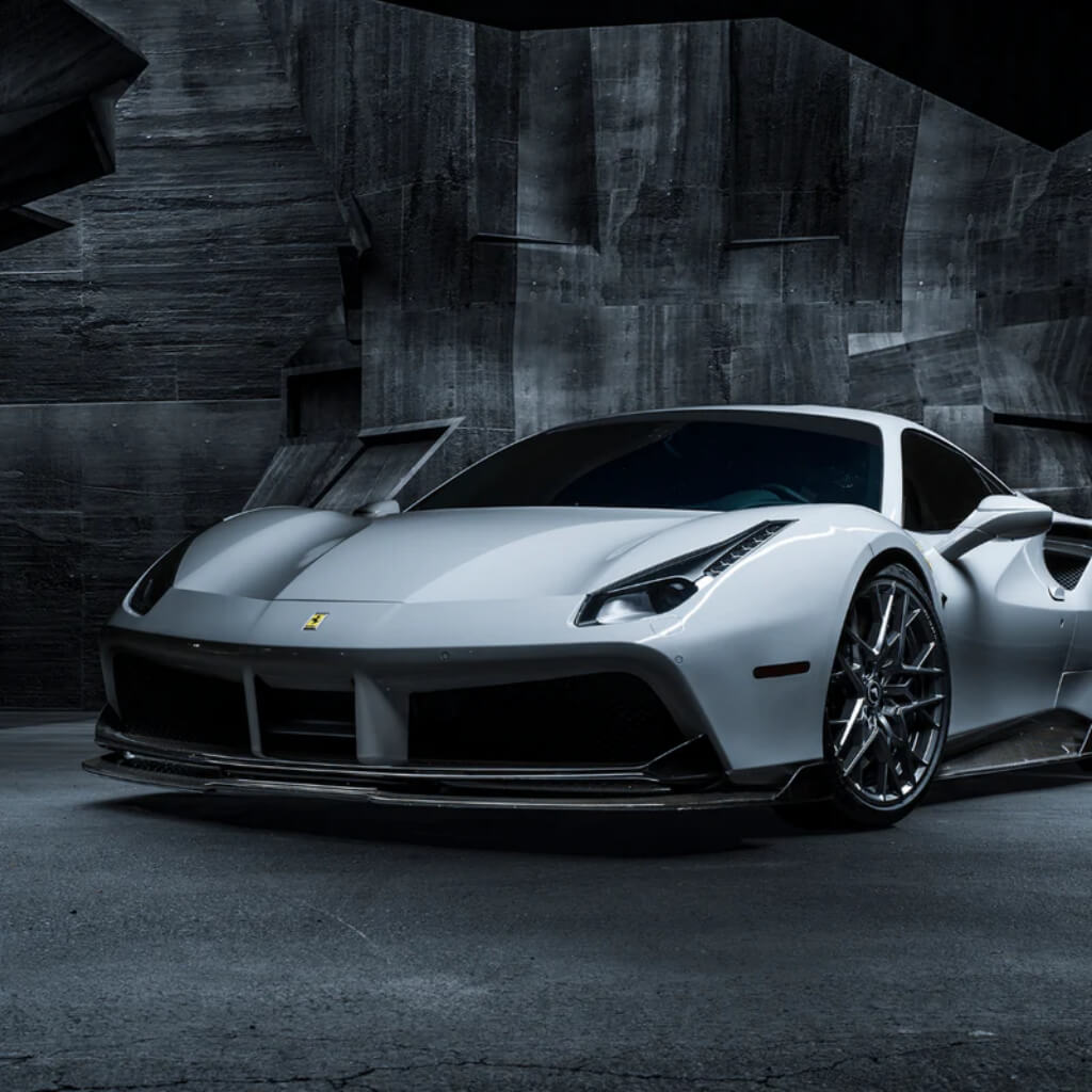 VORSTEINER FRV2020 Передній спойлер DIAVOLO (глянцевий карбон) для FERRARI 488 Photo-3