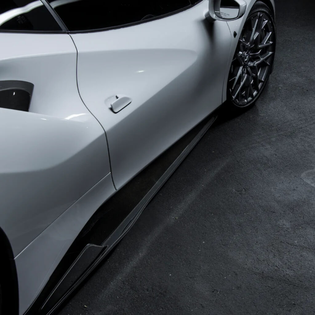VORSTEINER FRV2030 Бічні пороги DIAVOLO (глянцевий карбон) для FERRARI 488 Photo-2