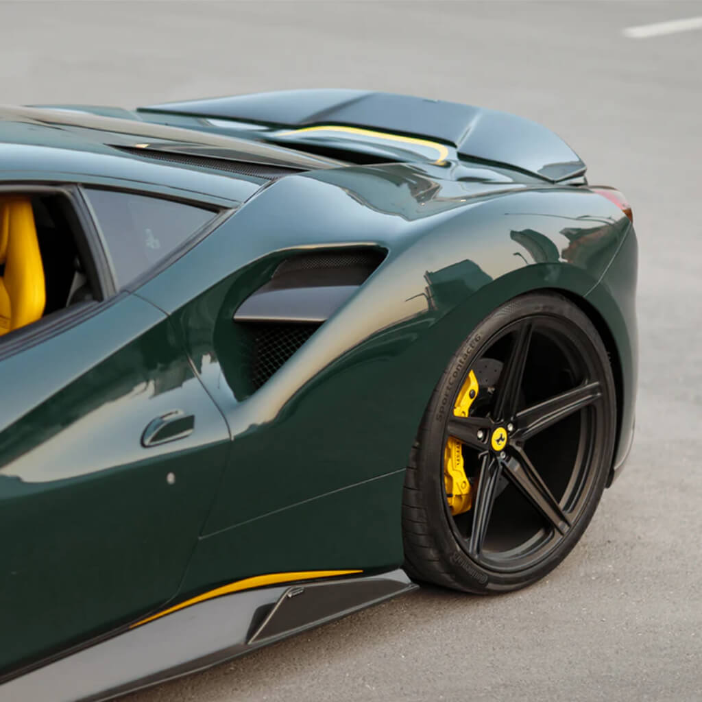 VORSTEINER FRV2030 Бічні пороги DIAVOLO (глянцевий карбон) для FERRARI 488 Photo-6