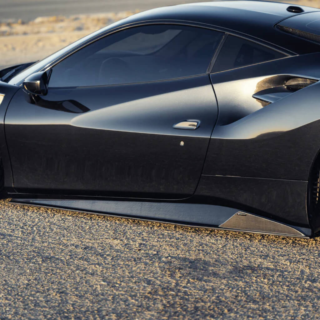 VORSTEINER FRV2030 Бічні пороги DIAVOLO (глянцевий карбон) для FERRARI 488 Photo-7