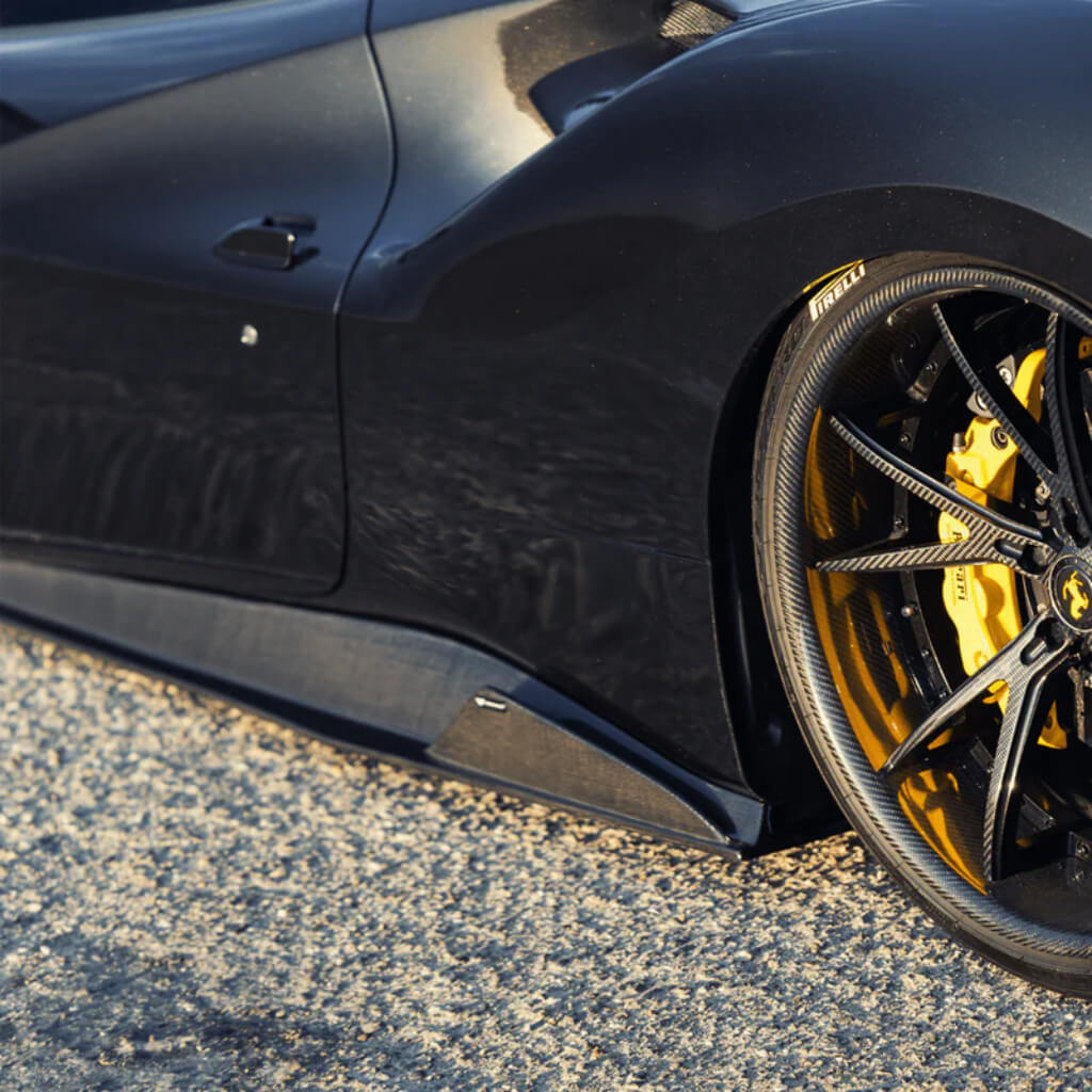 VORSTEINER FRV2030 Бічні пороги DIAVOLO (глянцевий карбон) для FERRARI 488 Photo-8