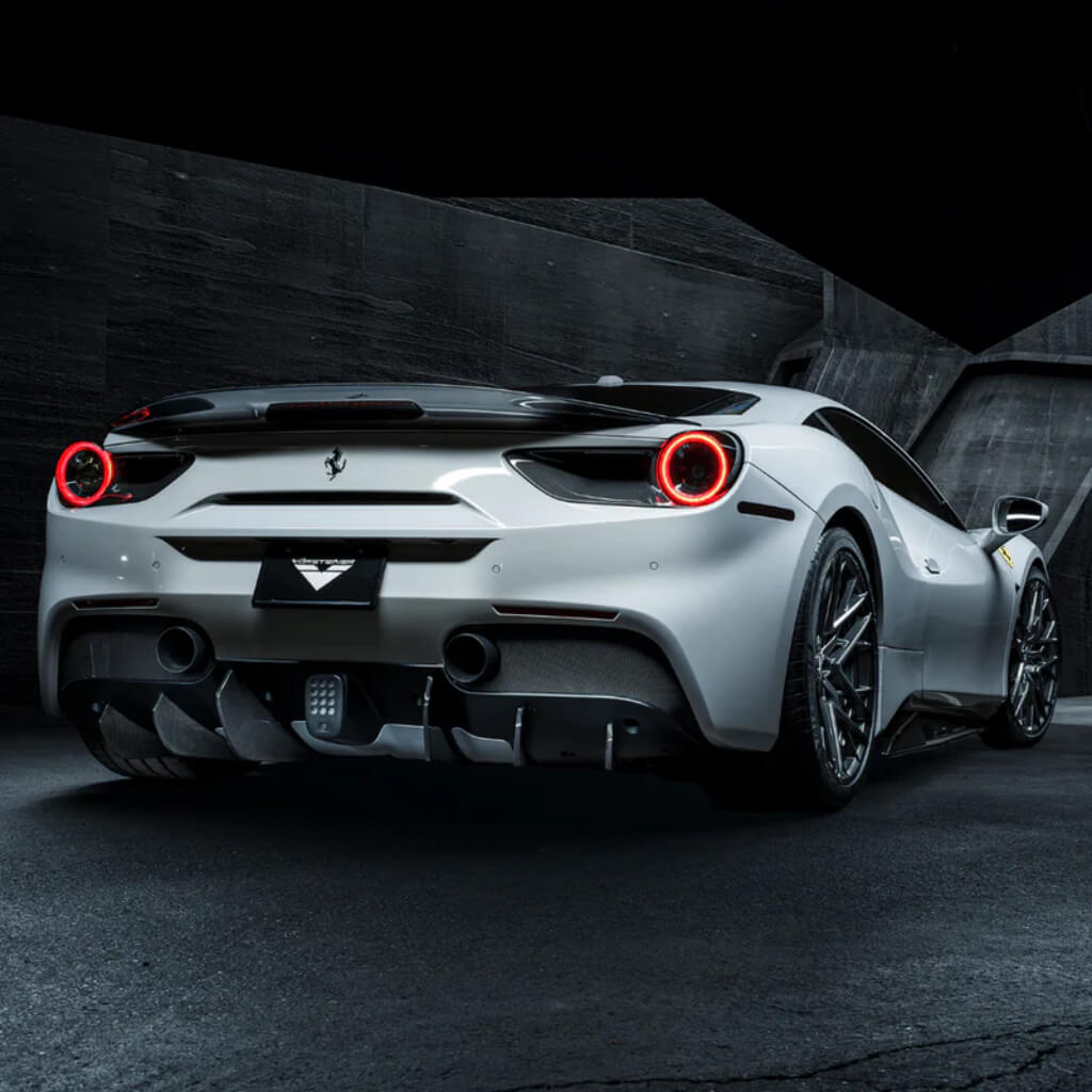 VORSTEINER FRV2060 Спойлер на кришку багажника DIAVOLO (глянцевий карбон) для FERRARI 488 Photo-2