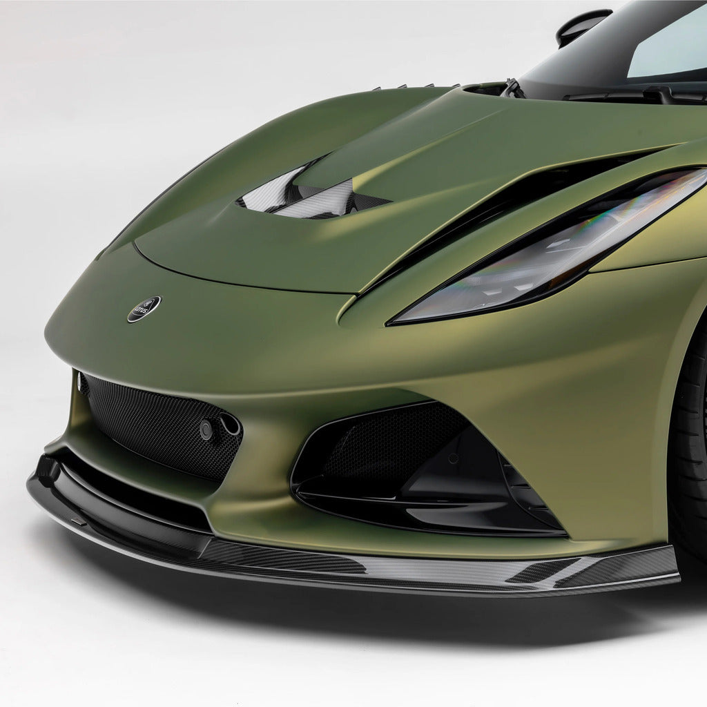 VORSTEINER LOE1020 Передній спойлер LR-52 (глянцевий карбон) для LOTUS Emira 2024- Photo-1