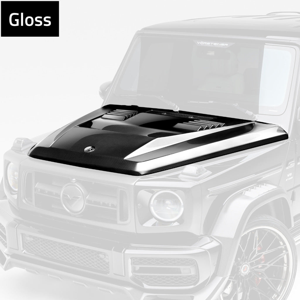 VORSTEINER MEV2080 Капот VRS (глянцевий карбон) для MERCEDES-BENZ G63 AMG / G550 Photo-0