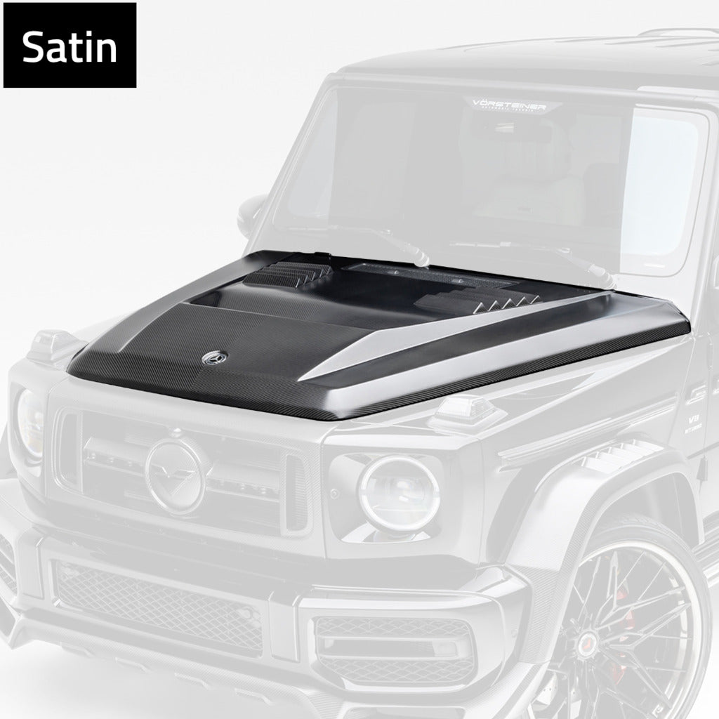 VORSTEINER MEV2081 Капот VRS (сатиновий карбон) для MERCEDES-BENZ G63 AMG / G550 Photo-0