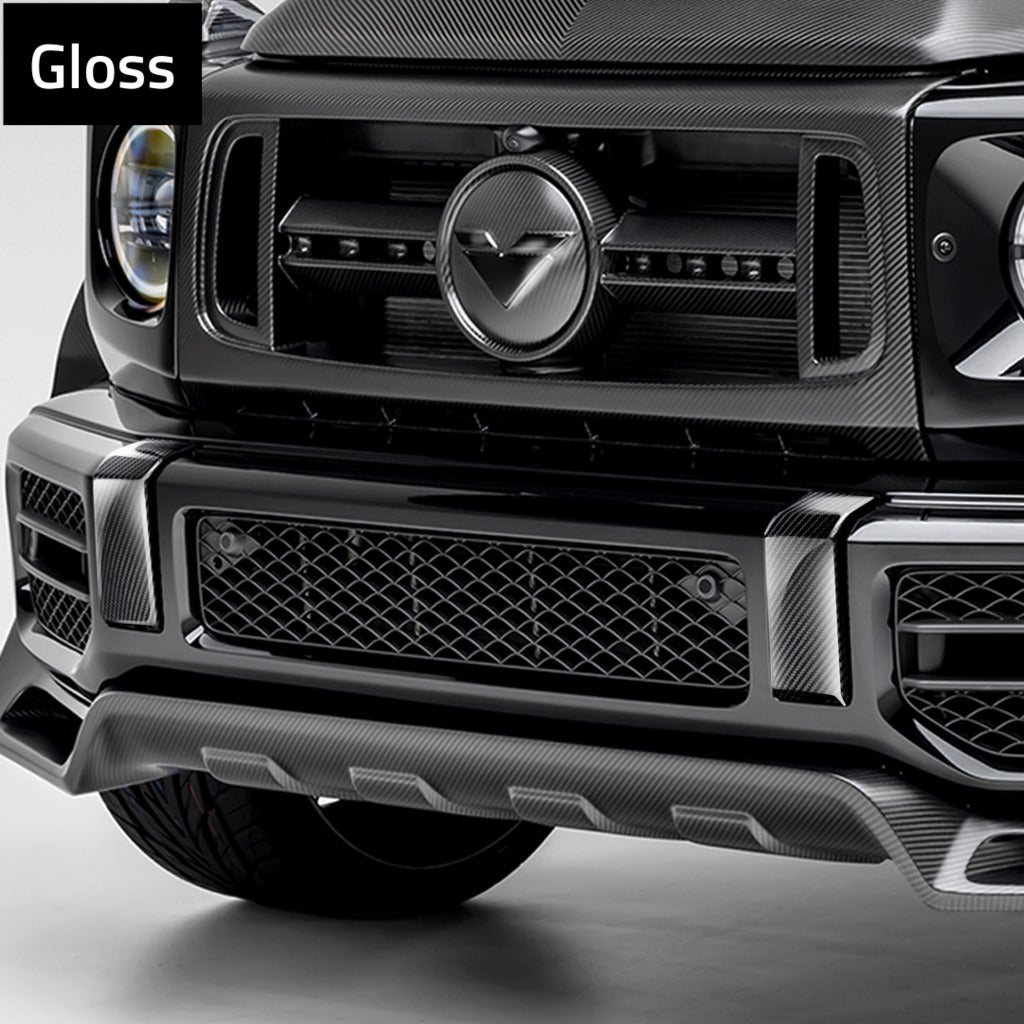 VORSTEINER MEV2095 Накладки на бампер VRS (глянцевий карбон) для MERCEDES-BENZ G63 AMG Photo-1