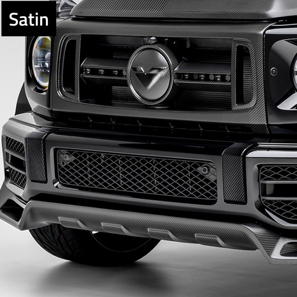 VORSTEINER MEV2096 Накладки на бампер VRS (сатиновий карбон) для MERCEDES-BENZ G63 AMG Photo-1