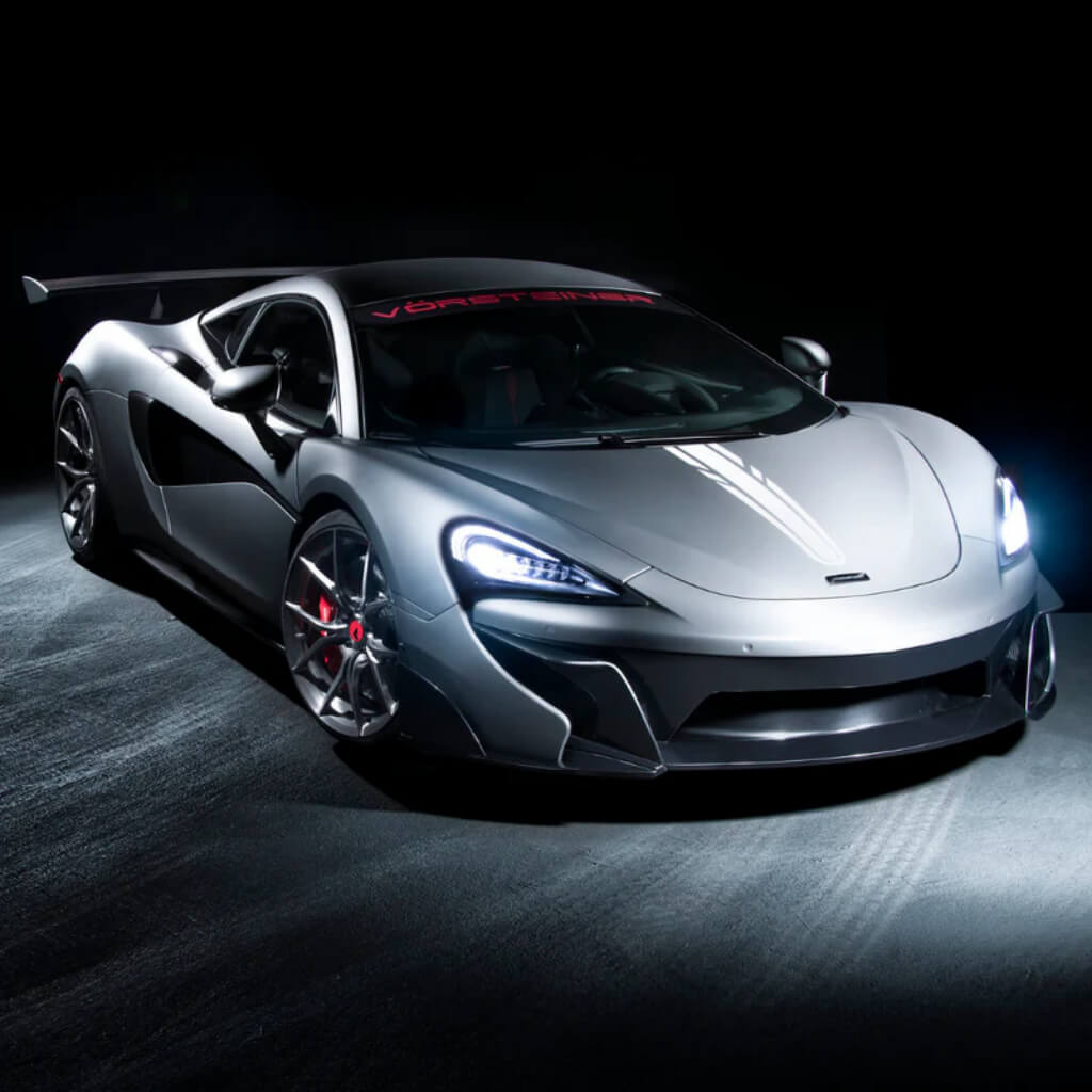 VORSTEINER MVR1110 Передній бампер зі сплітером 570-VX (глянцевий карбон) для MCLAREN 570S 2015-2021 Photo-6