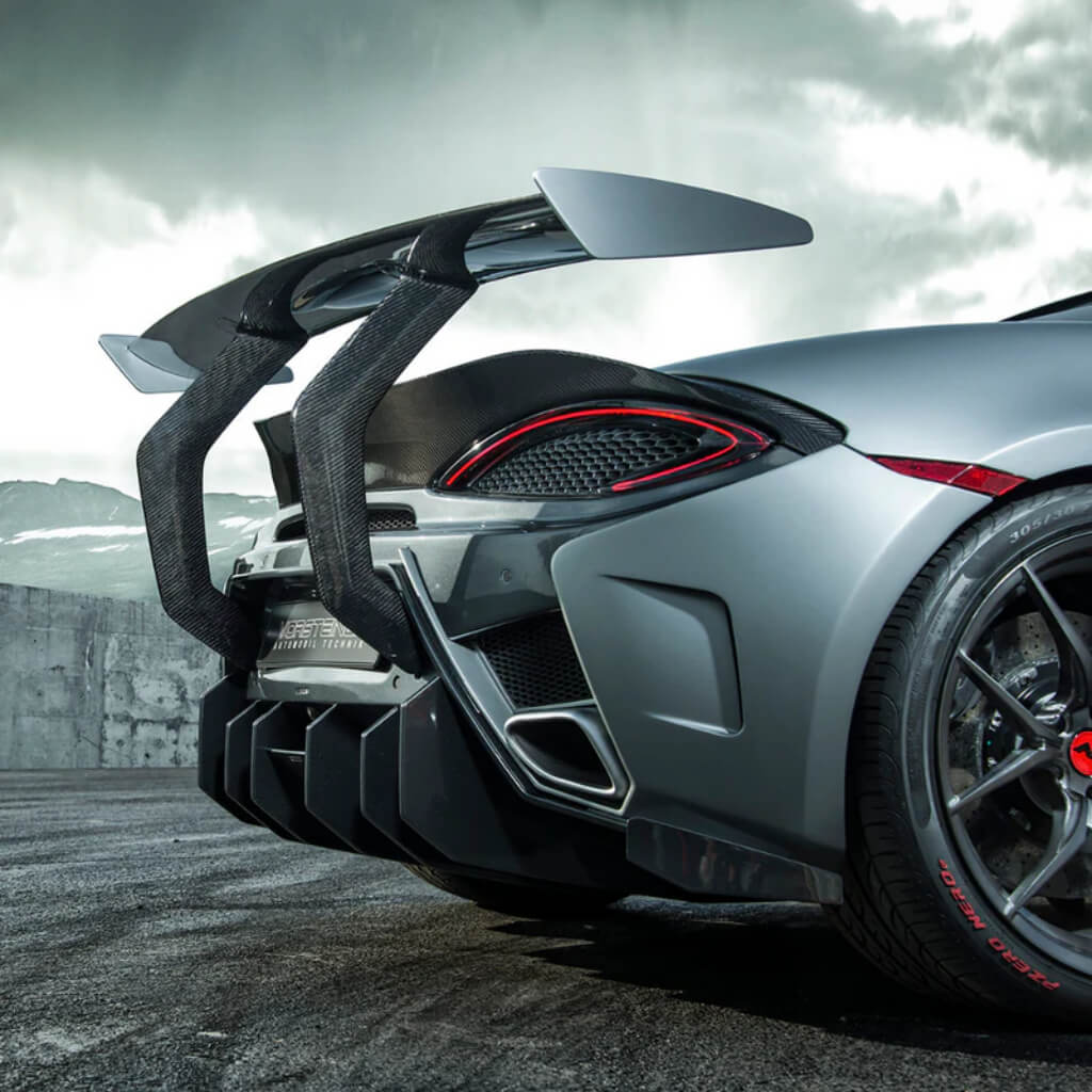 VORSTEINER MVR1140 Задній бампер з дифузором 570-VX (глянцевий карбон) для MCLAREN 570S 2015-2021 Photo-2