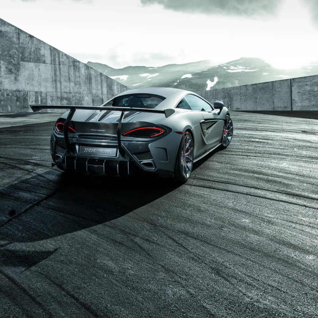 VORSTEINER MVR1370 Антикрило зі стійками 570-VX (глянцевий карбон) для MCLAREN 570S 2015-2021 Photo-3
