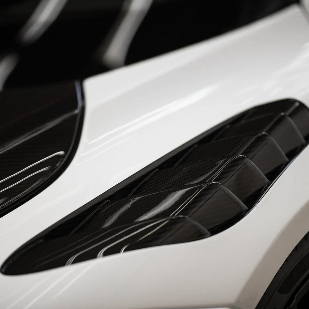VORSTEINER MVS2091 Передні крила з вентиляційними отворами SILVERSTONE (карбон) для MCLAREN 720S Spyder 2019-2023- Photo-2