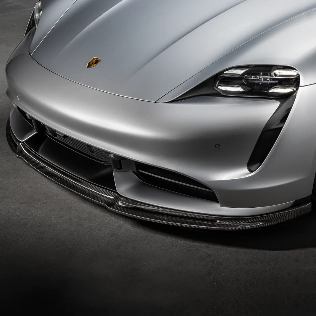 VORSTEINER POV3020 Передній спойлер (карбон) для PORSCHE Taycan Turbo / Turbo S 2020- Photo-1