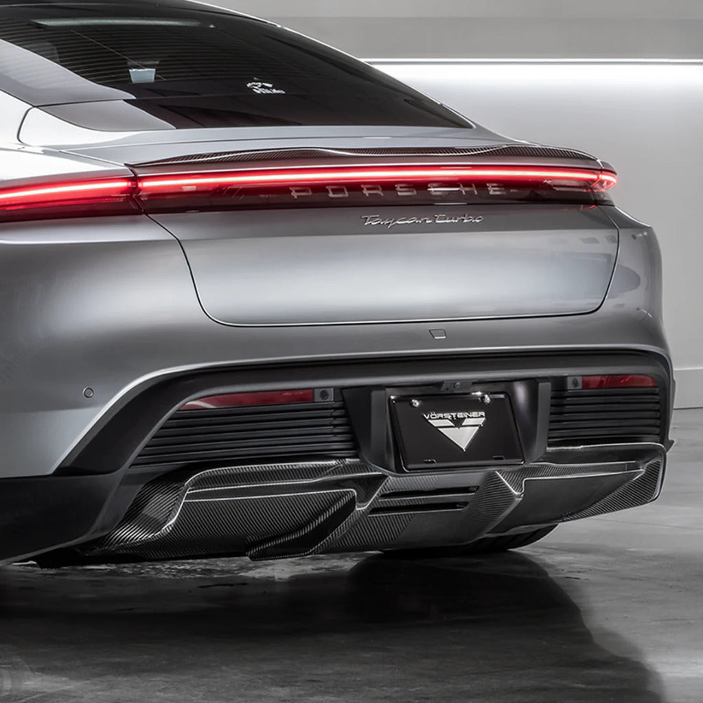 VORSTEINER POV3050 Задній дифузор (карбон) для PORSCHE Taycan Turbo / Turbo S 2020- Photo-1